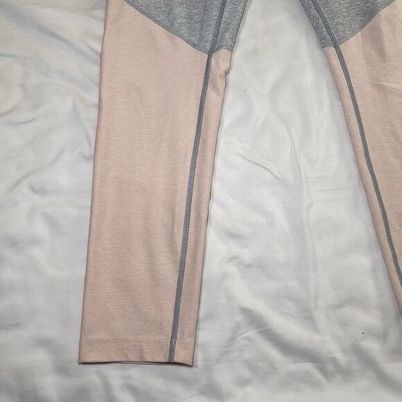 Outdoor Voices Leggings Size L Heather Blue Peach Compression Yoga Workout Gym - Picture 4 of 15